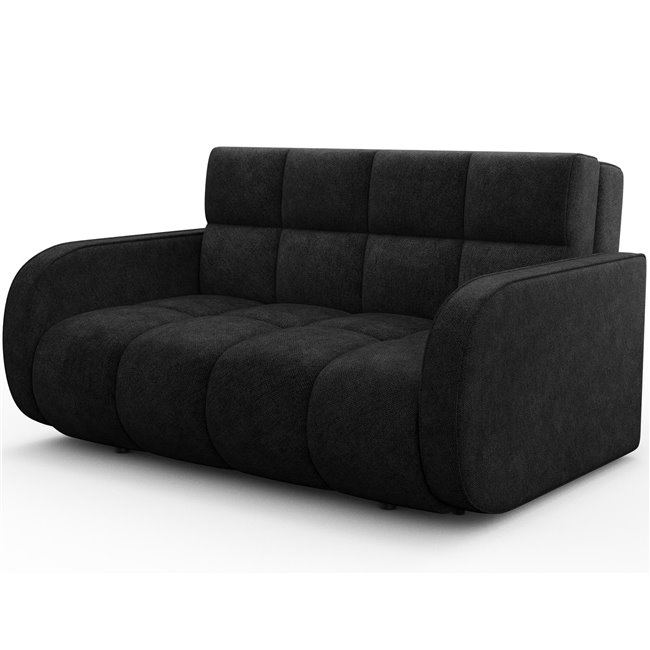Диван-кровать Eldeverio 3-местный, раздвижной, Poco 10, черный, H83x154x103cm