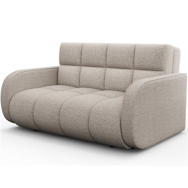 Диван-кровать Eldeverio 3-местный, раздвижной, Royal 18, букле, бежевый, H83x154x103cm