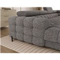 U-shaped sofa Elferaria R, sleeping function, Pellerito 20, grey, H93x358x202cm