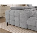 U-shaped sofa Elferaria R, sleeping function, Royal 03, boucle, grey, H93x358x202cm