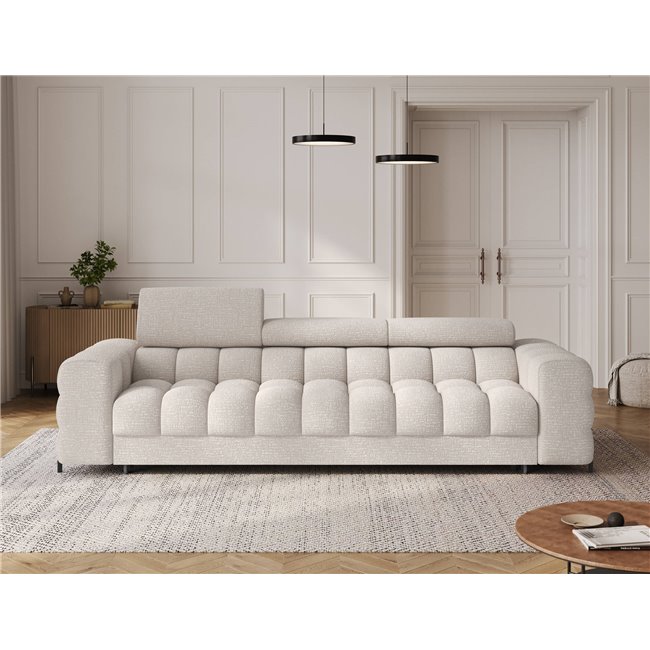 Sofa bed Efestello, sleeping function, Baffix 20, brown, H96x260x100cm