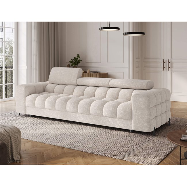 Sofa bed Efestello, sleeping function, Baffix 20, brown, H96x260x100cm
