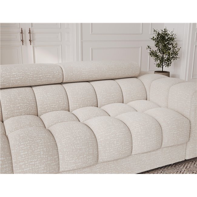 Sofa bed Efestello, sleeping function, Baffix 20, brown, H96x260x100cm
