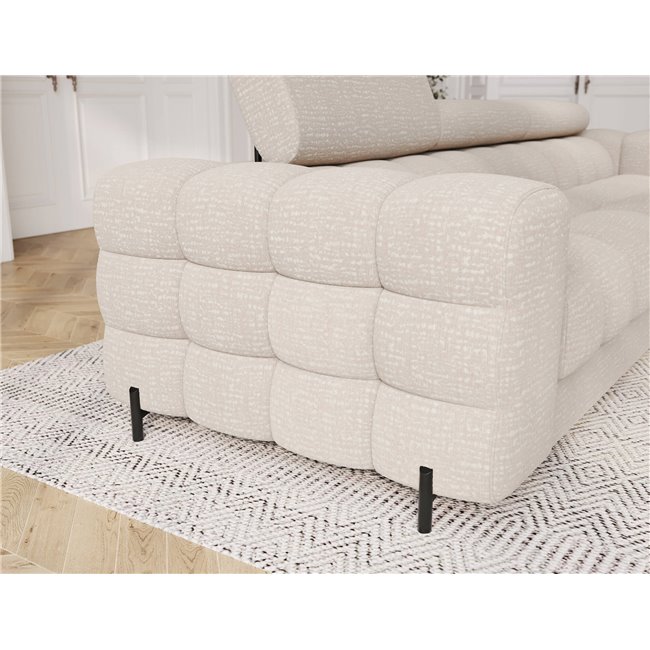 Sofa bed Efestello, sleeping function, Baffix 20, brown, H96x260x100cm