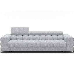 Sofa bed Efestello, sleeping function, Coralline 01, white, H96x260x100cm