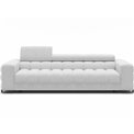 Sofa bed Efestello, sleeping function, Royal 01, boucle, white, H96x260x100cm