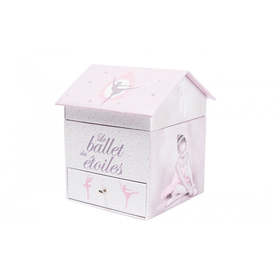 Music box Ballerina, H16x14.2x14cm