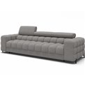 Sofa bed Efestello, sleeping function, Royal 04, boucle, grey, H96x260x100cm