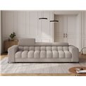 Sofa bed Efestello, sleeping function, Royal 18, boucle, beige, H96x260x100cm