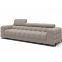 Sofa bed Efestello, sleeping function, Royal 18, boucle, beige, H96x260x100cm