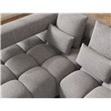 Corner sofa Elevvi L, sleeping function, Coralline 03, grey, H102x260x184cm