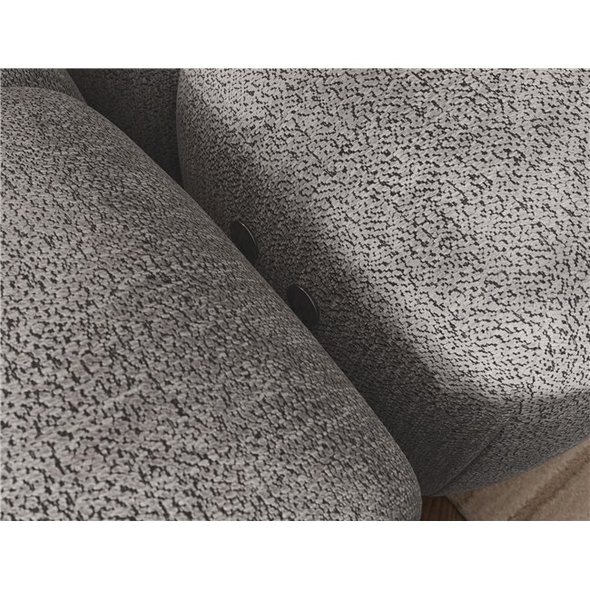 Corner sofa Elevvi L, sleeping function, Coralline 03, grey, H102x260x184cm