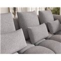 Corner sofa Elevvi R, sleeping function, Paolli 04, grey, H102x260x184cm