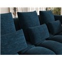Corner sofa Elevvi R, sleeping function, Manhattan 40, blue, H102x260x184cm