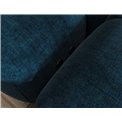 Corner sofa Elevvi R, sleeping function, Manhattan 40, blue, H102x260x184cm