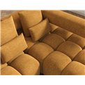 Corner sofa Elevvi R, sleeping function, Manhattan 45, yellow, H102x260x184cm