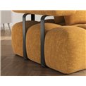 Corner sofa Elevvi R, sleeping function, Manhattan 45, yellow, H102x260x184cm