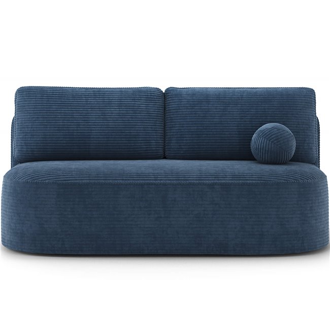 Sofa bed Eliana, sleeping function, Jarell 40, corduroy, blue, H93x193x96cm