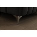 U-shaped sofa Eluis R, sleeping function, Sawana 14, black, H92x347x202cm