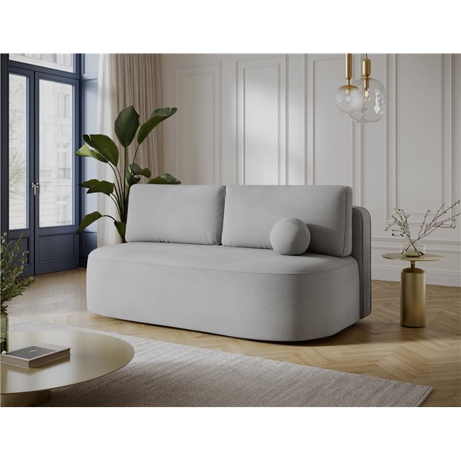 Sofa bed Eliana, sleeping function, Poco 03, light grey, H93x193x96cm
