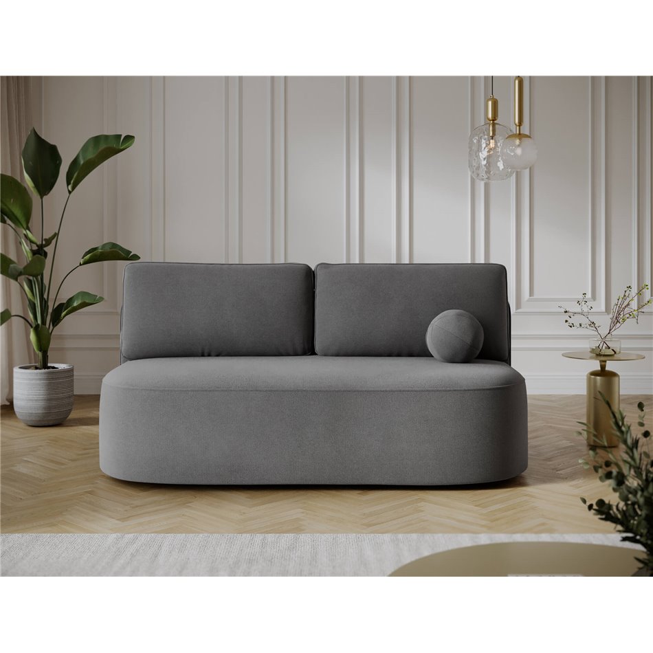 Sofa bed Eliana, sleeping function, Poco 04, grey, H93x193x96cm