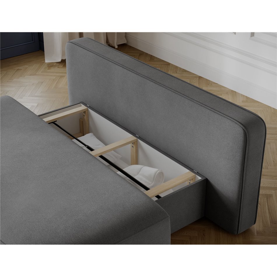 Sofa bed Eliana, sleeping function, Poco 04, grey, H93x193x96cm