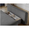 Sofa bed Eliana, sleeping function, Poco 04, grey, H93x193x96cm