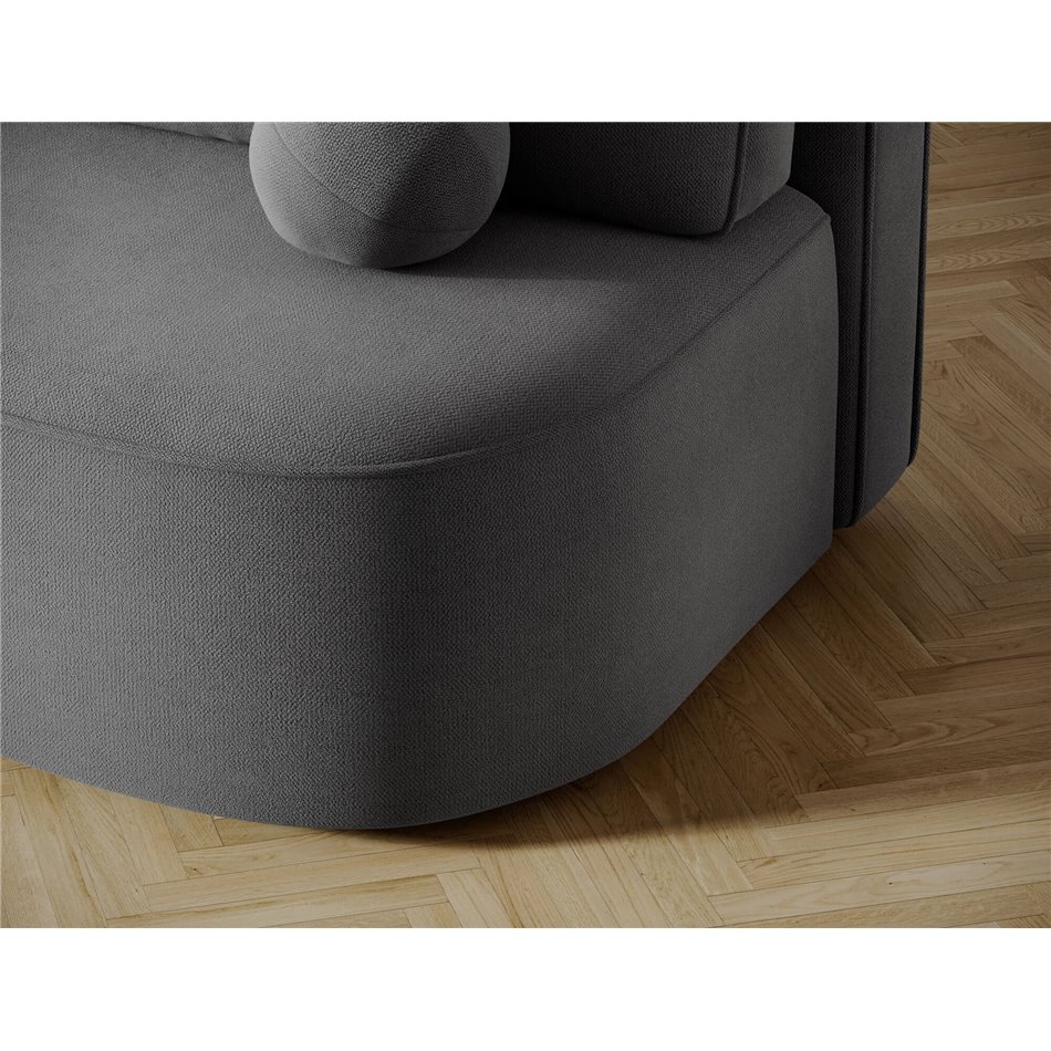 Sofa bed Eliana, sleeping function, Poco 04, grey, H93x193x96cm