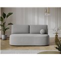 Sofa bed Eliana, sleeping function, Royal 04, boucle, grey, H93x193x96cm