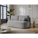 Sofa bed Eliana, sleeping function, Royal 04, boucle, grey, H93x193x96cm