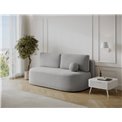 Sofa bed Eliana, sleeping function, Royal 04, boucle, grey, H93x193x96cm