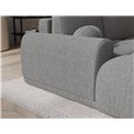 Угловой диван Elittario L, раздвижной, Royal 04, букле, серый, H95x227x170cm