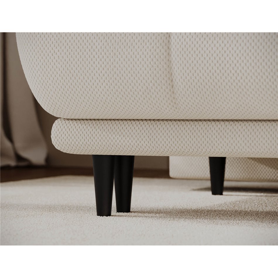 Диван-кровать Elguavio, раздвижной, Calmora 18, бежевый, H97x210x91cm