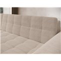 Corner sofa Erento L, sleeping function, Jarell 18, corduroy, beige, H78x296x194cm