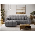 Corner sofa Efanito L, sleeping function, Paolli 04, grey, H105x288x200cm