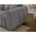 Corner sofa Efanito L, sleeping function, Paolli 04, grey, H105x288x200cm