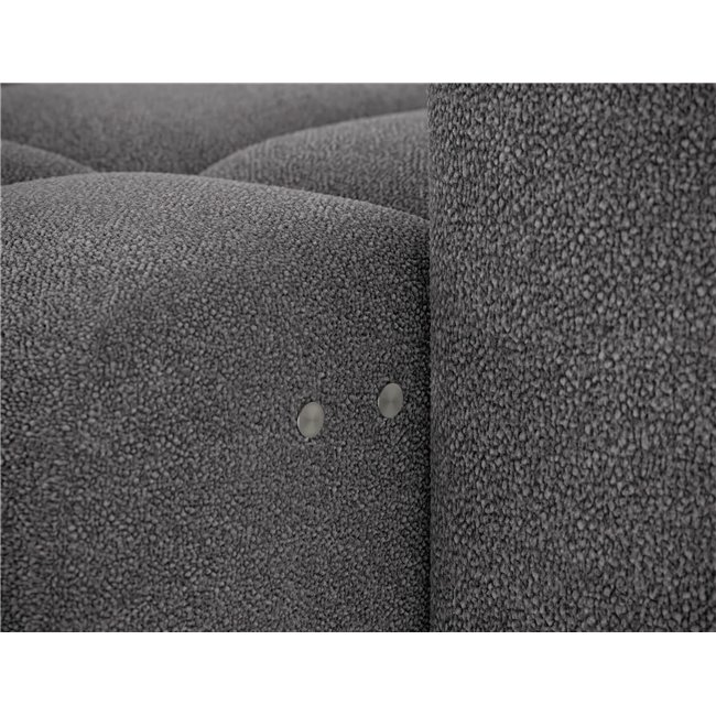 Corner sofa Efanito L, sleeping function, Paolli 04, grey, H105x288x200cm