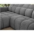 Corner sofa Efanito L, sleeping function, Paolli 04, grey, H105x288x200cm