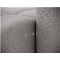 Corner sofa Efanito L, sleeping function, Royal 04, boucle, grey, H105x288x200cm