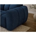 Corner sofa Efanito L, sleeping function, Paolli 40, blue, H105x288x200cm