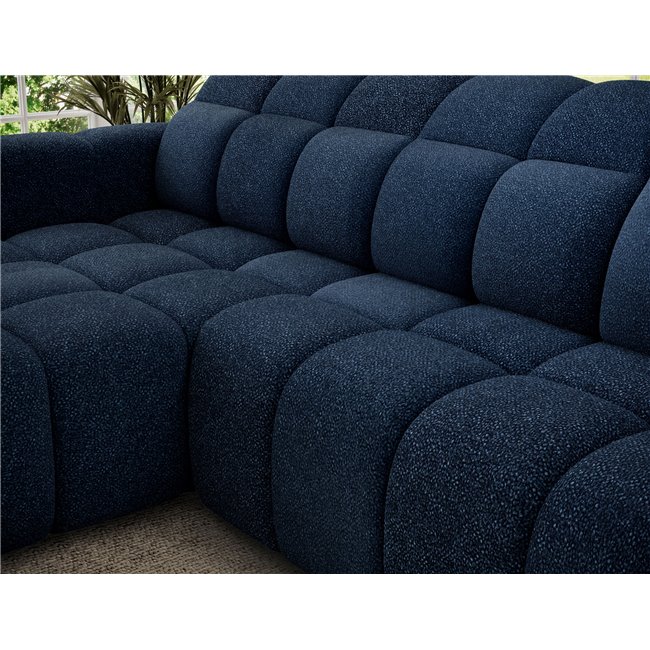 Corner sofa Efanito L, sleeping function, Paolli 40, blue, H105x288x200cm