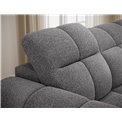 Corner sofa Efanito R, sleeping function, Paolli 04, light grey, H105x288x200cm