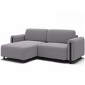 Corner sofa Elcossta L, sleeping function, Jarell 03, corduroy, grey, H95x244x154cm