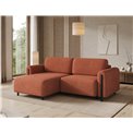 Corner sofa Elcossta L, sleeping function, Jaffray 30, brown, H95x244x154cm