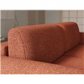 Corner sofa Elcossta L, sleeping function, Jaffray 30, brown, H95x244x154cm