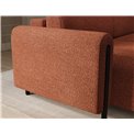Corner sofa Elcossta L, sleeping function, Jaffray 30, brown, H95x244x154cm