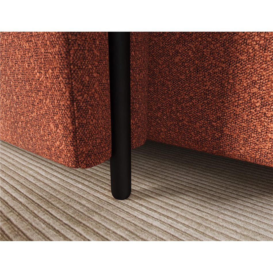 Corner sofa Elcossta L, sleeping function, Jaffray 30, brown, H95x244x154cm