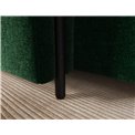 Corner sofa Elcossta L, sleeping function, Amore 35, boucle, dark green, H95x244x154cm