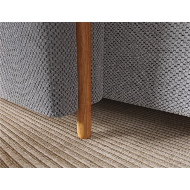 Corner sofa Elcossta L, sleeping function, Calmora 05, grey, H95x244x154cm