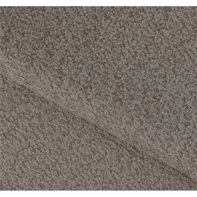 Corner sofa Elcossta L, sleeping function, Royal 20, boucle, brown, H95x244x154cm